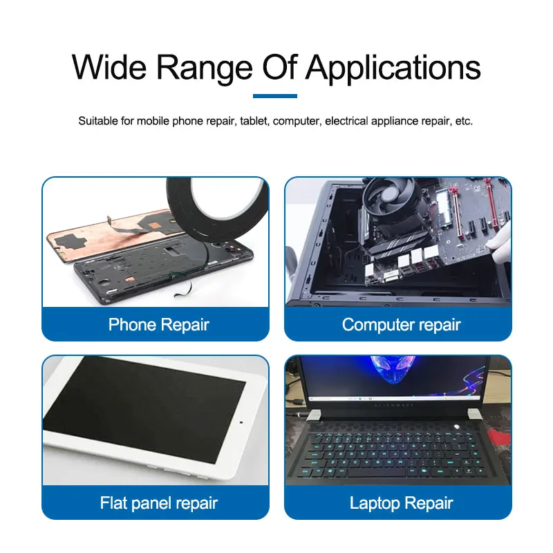 Cinta de doble cara para reparación de teléfonos móviles, pegamento para Borde de pantalla, filtro de membrana de espuma, cinta de doble cara