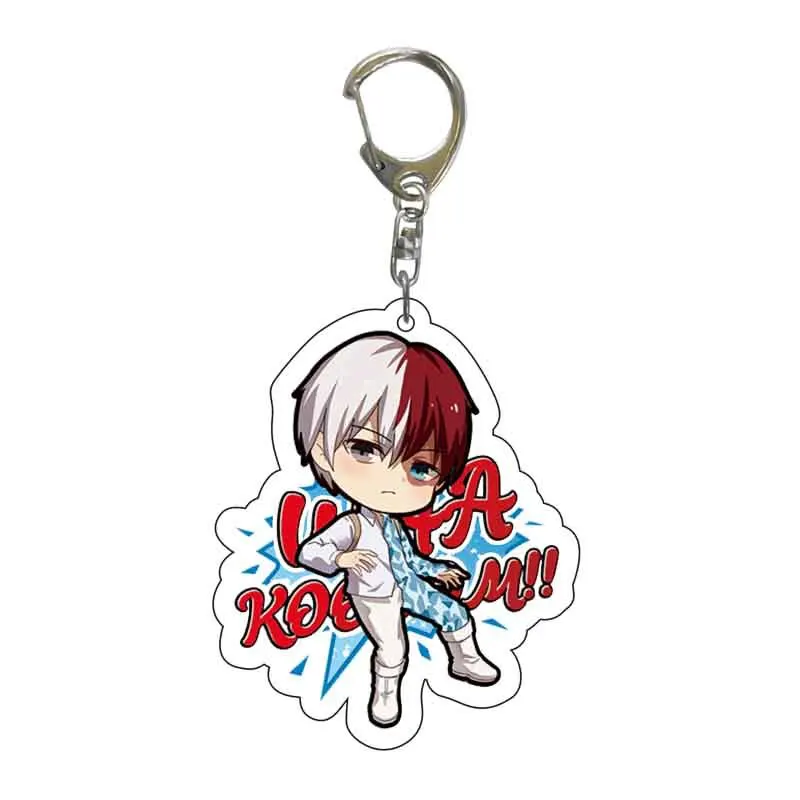 Acrylic Keychain MY HERO My Hero Academy Q Edition Multiple Optional Graphic Clear Pendant