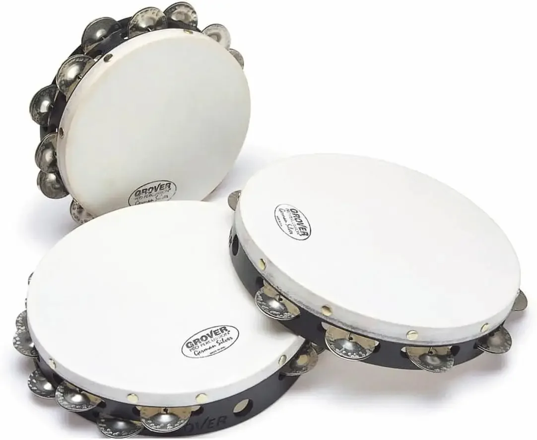 Plus 10-inch Single-row Tambourine