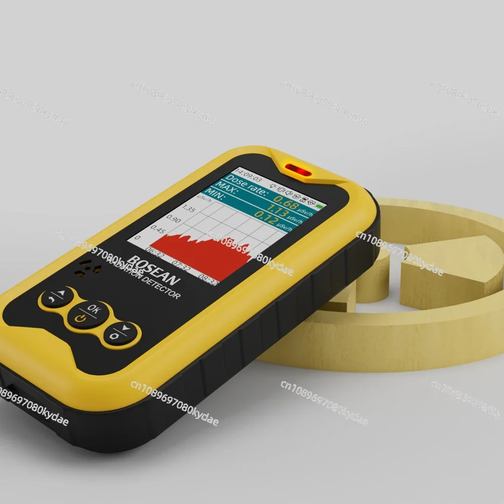 FS-5000 Gamma Beta Radiation Detector X Ray Radiation Dosimeter  Portable Nuclear Radiation Detector