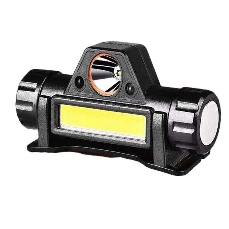 Intelligent induction headlight strong light multi-function outdoor working miner light portable long battery life fishing light