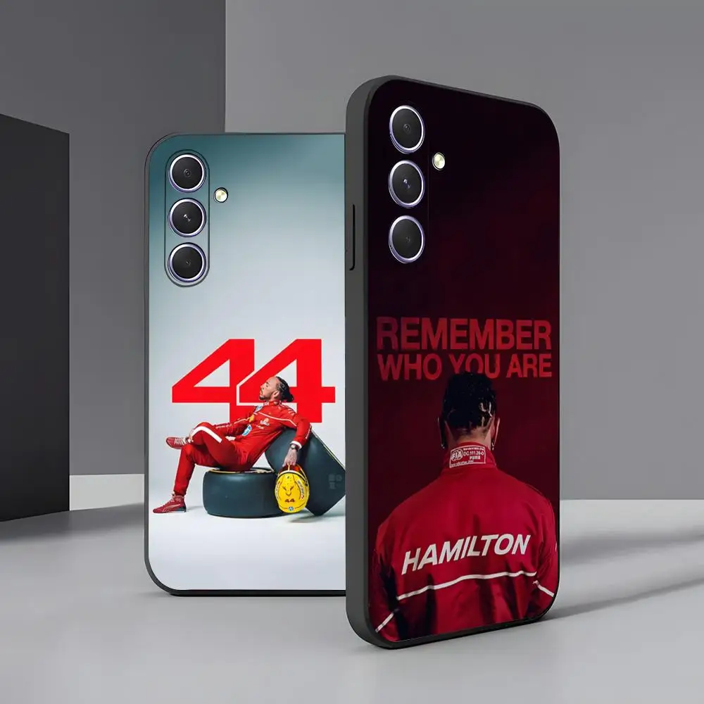 44 L-Lewis H-Hamilton-S Phone Case For Samsung A56 A36 A26 A16 A15 A25 A35 A55 A14 A34 A24 A54 Black Soft Shell