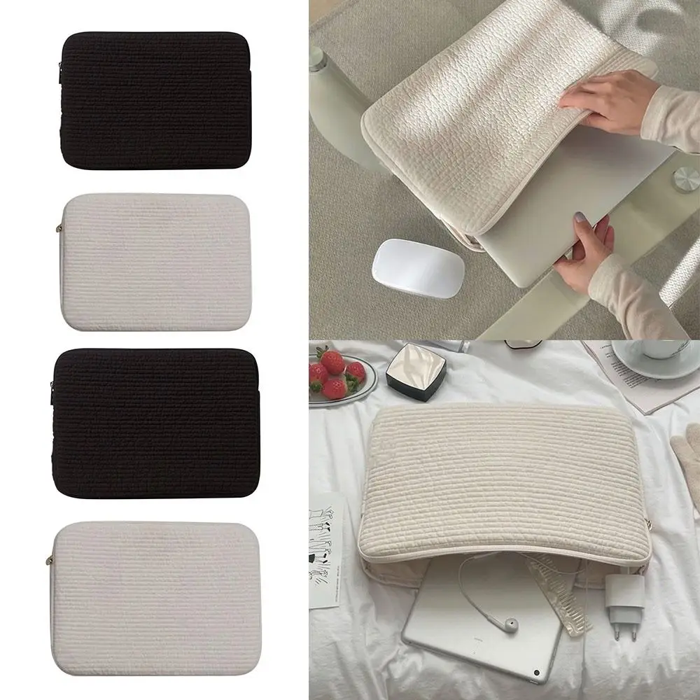 Borse per laptop con chiusura a cerniera Dimensioni multiple Custodia per computer da 13/14/15/15.6 pollici Antiurto per iPad/MacBook/Lenovo//HP/ASUS