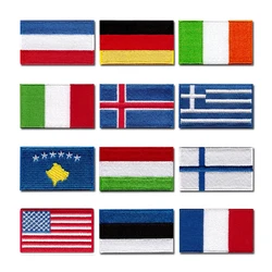 National flag computer embroidery patches clothes sticker ironing sew Applique Singapore Pakistan Lanka Saudi Arabia Oman