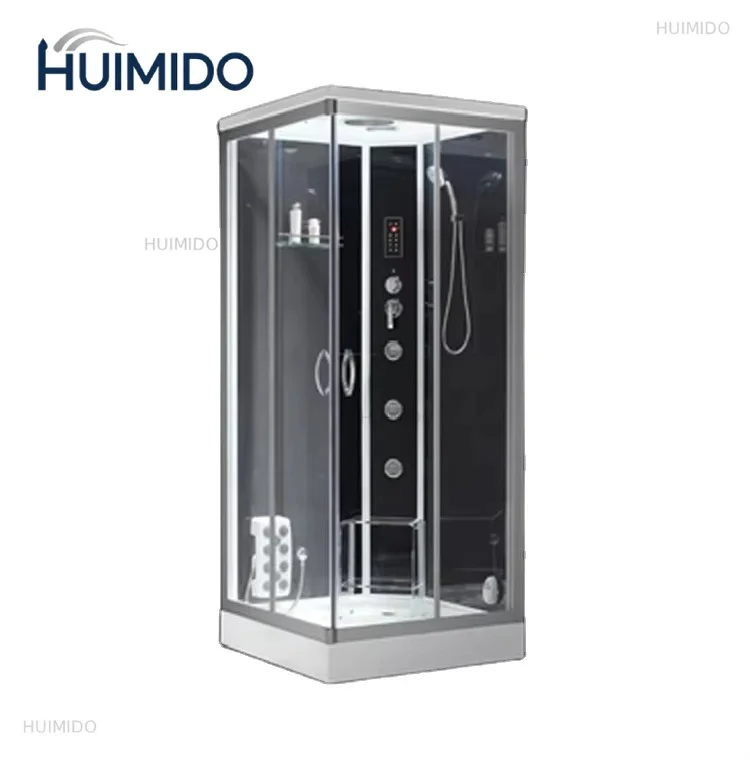 Deluxe Sauna Shower Combination Room for One Steam Bath Cubicle Steam and Shower Unit