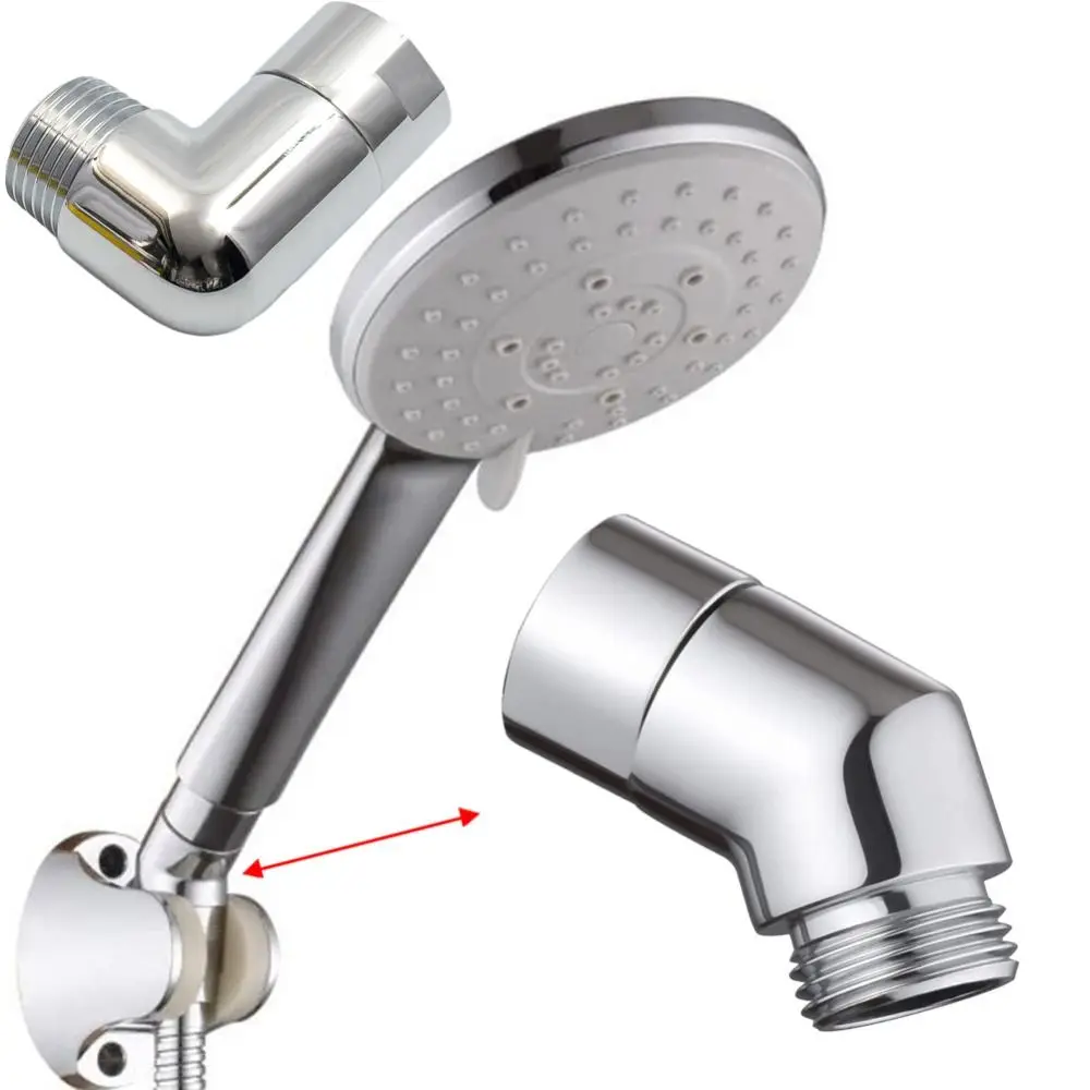 Adaptador de codo de ducha G1/2, Conector de ducha Universal de 90 ° y 135 °, junta de codo de cambio de ángulo, accesorios de boquilla de aspersor de baño