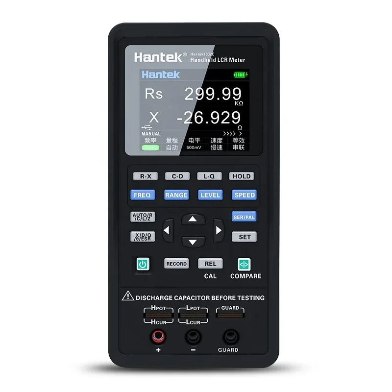 Hantek1832C Digital LCR Meter Portable Handheld Inductance Capacitance Resistance Measurement Tester Tools
