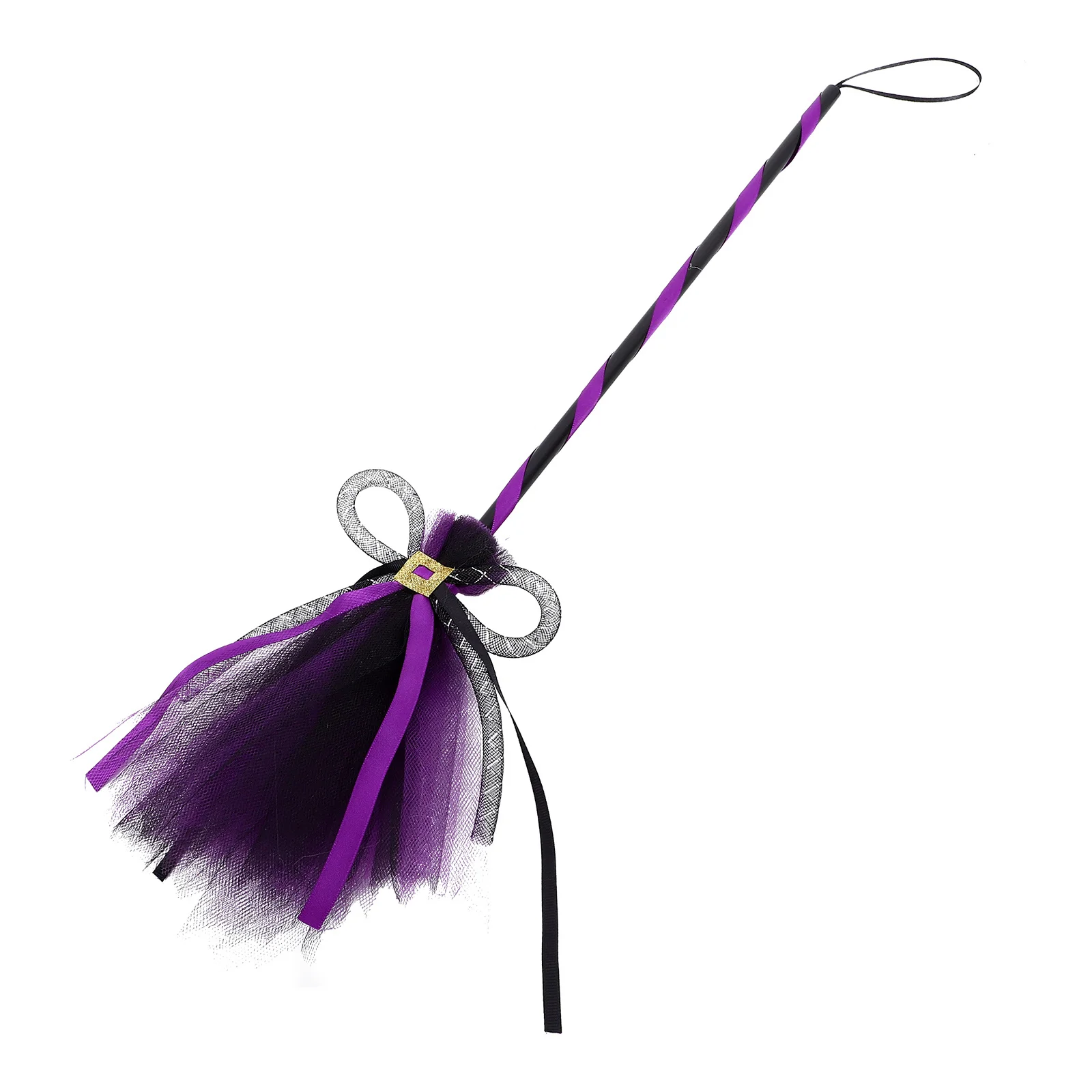 

Witch Broom Lightweight Halloween Costume Accessory Flying Broomstick Prop For Cosplay Party Decoration Broom