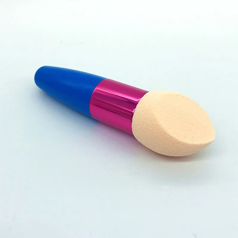 1 قطعة قطري قطع قضيب ماكياج BrushesConcealer إسفنجة أساس مزج نفخة مسحوق مقبض السلس أدوات تجميل المهنية