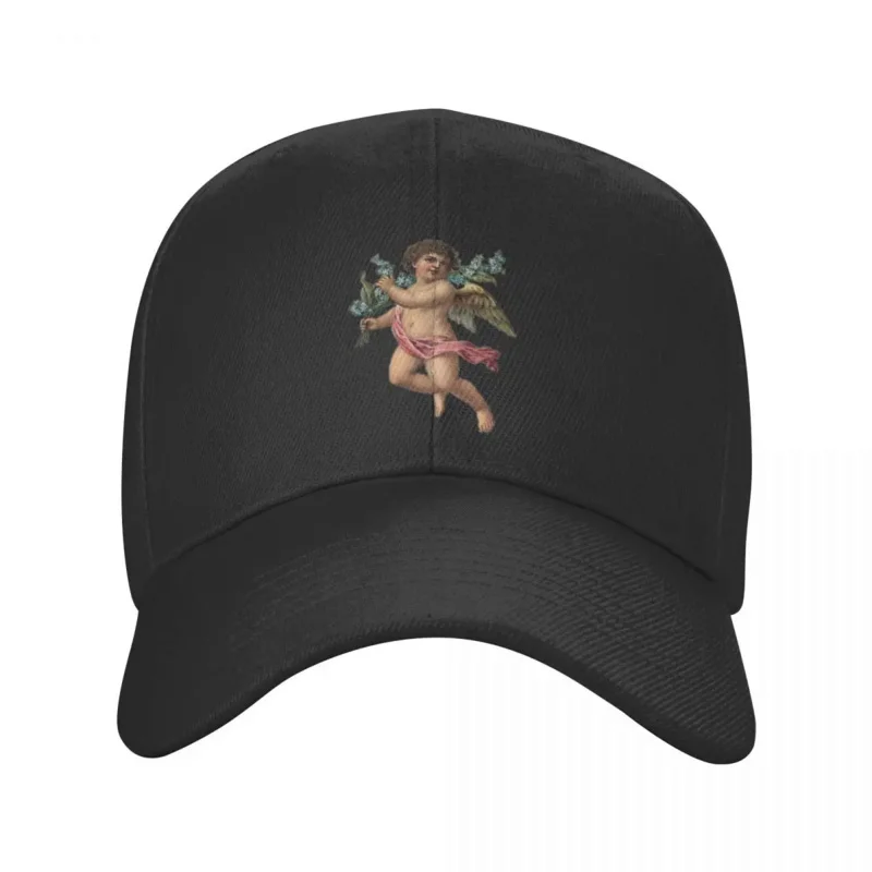 Punk Aesthetic Cherub Renaissance Angels Baseball Cap for Men Women Adjustable Trucker Hat Outdoor