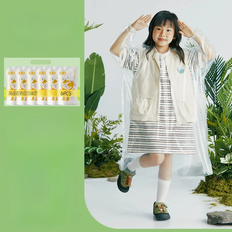 معطف واق من المطر للكبار يمكن التخلص منه معطف واق من المطر سميك محمول للبطاقات للأطفال في الهواء الطلق السياحية ذات المناظر الطبيعية الخلابة معطف واق من المطر مضغوط مقاوم للماء