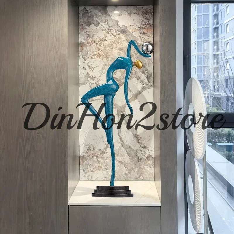 Portrait sculpture art ornament: lightly luxurious and high-end decorative items