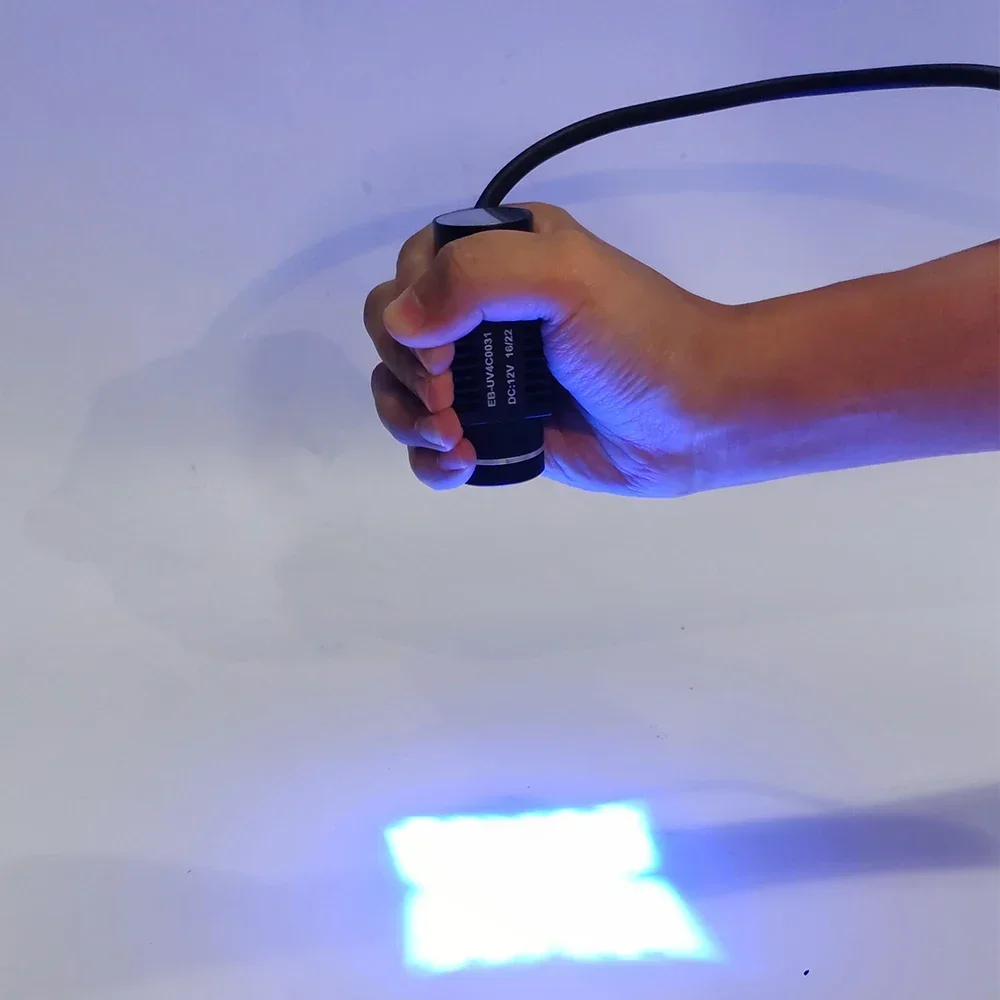 2025Spot مصباح LED بالأشعة فوق البنفسجية تيار مستمر 12 فولت معالجة الركائز الإلكترونية المحمولة مع الطول الموجي الطويل UV 39nm #4