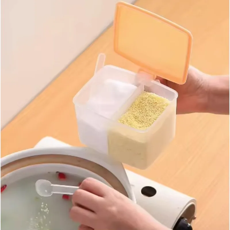 Exquisite and High-quality Plastic Kitchen Supplies Seasoning Boxes Storage Racks Storage Boxes Plastic Molds view 3