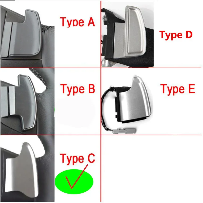 For Honda HR-V WRV VEZEL STEP WGN CITY JAZZ FIT GK5 Civic Shuttle Car Steering Wheel Paddle Shift Extension Shifters DSG Sticker