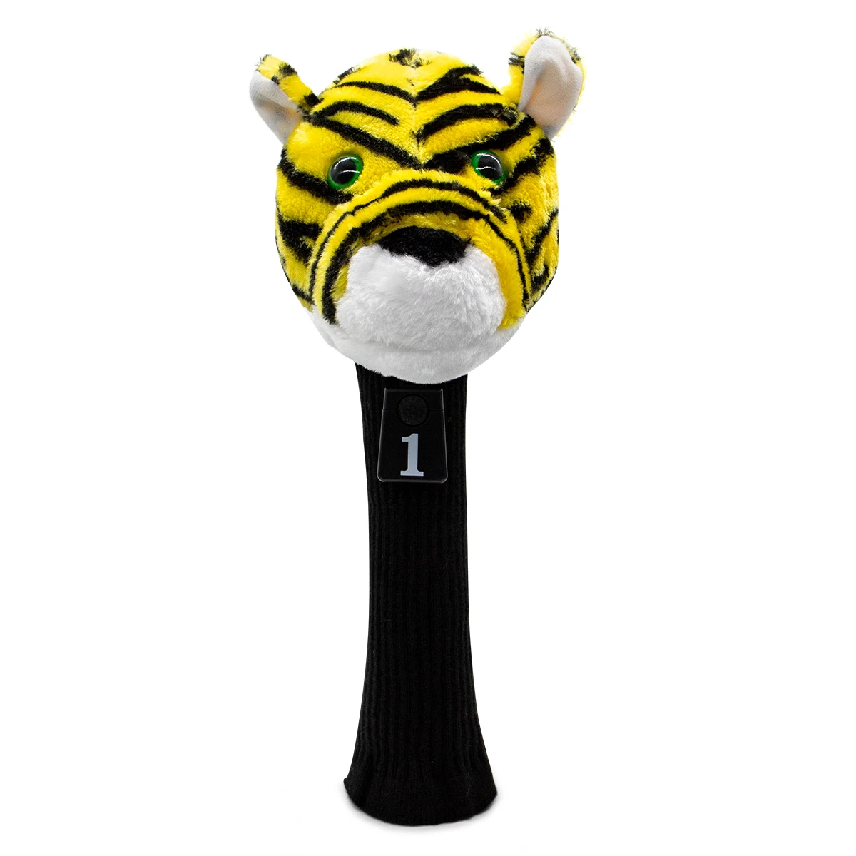 Tiger Golf Driver Head Covers Funny Golf Headcovers Animal Plush Golf Driver Club Protector Gifts for Men Women Kids