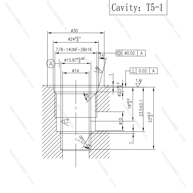 Threaded Cartridge Valve Aluminum 3 Points 4 Points Oil Circuit Block V3068 G3/8 G1/2 SV DHF LF RV10