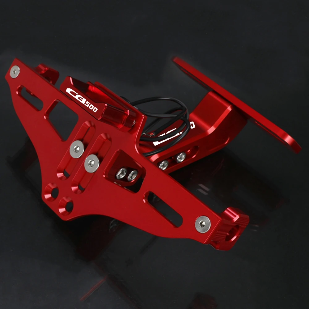 

For Honda CB500 CB 500 2013-2024 2023 2022 2021 2020 Motorcycle Rear License Plate Holder Bracket Tail Tidy Fender Eliminator