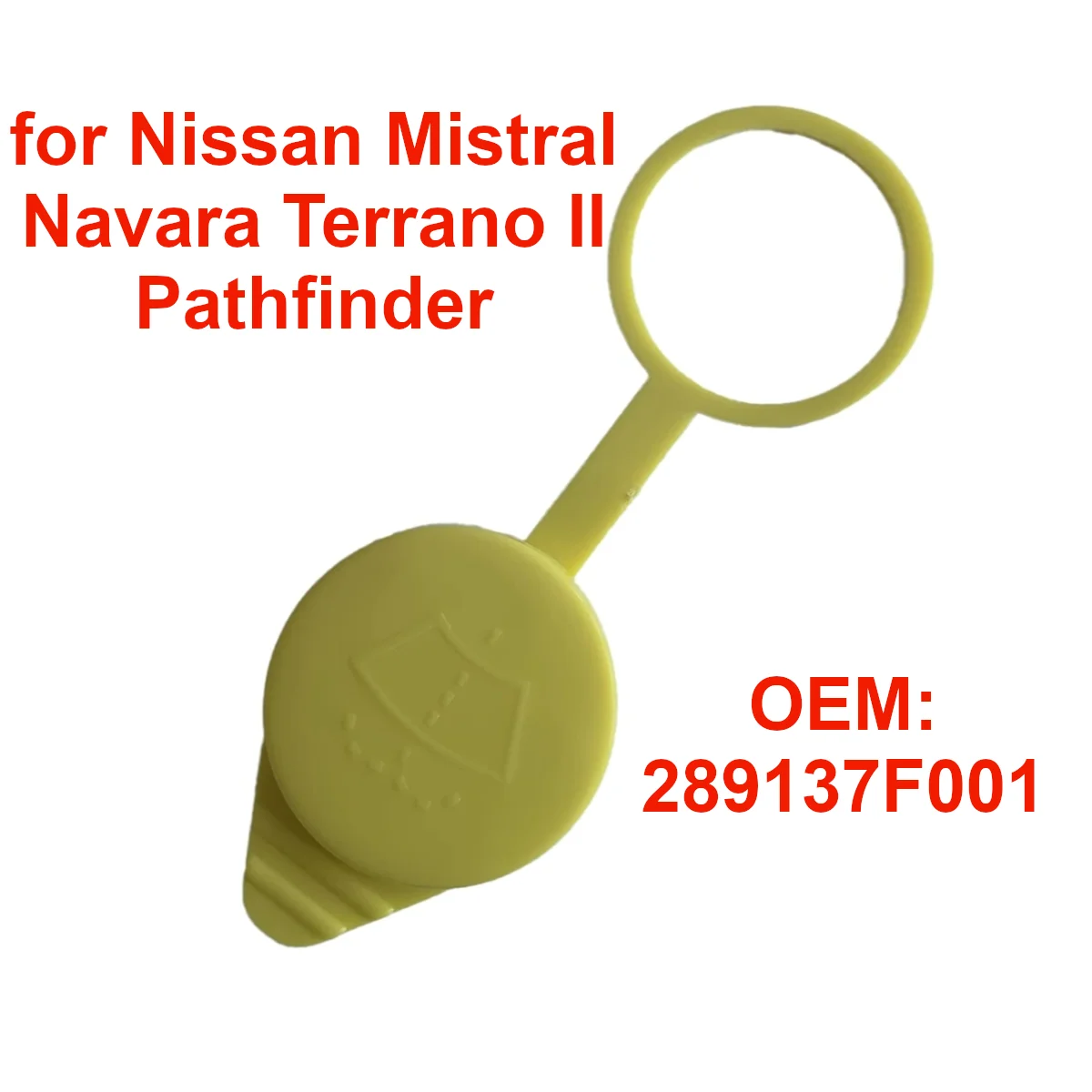 289137F001 Car Windshield Washer Fluid Reservoir Tank Bottle Cap for Nissan Pathfinder R50 R51 Terrano R20 Mistral Navara D40