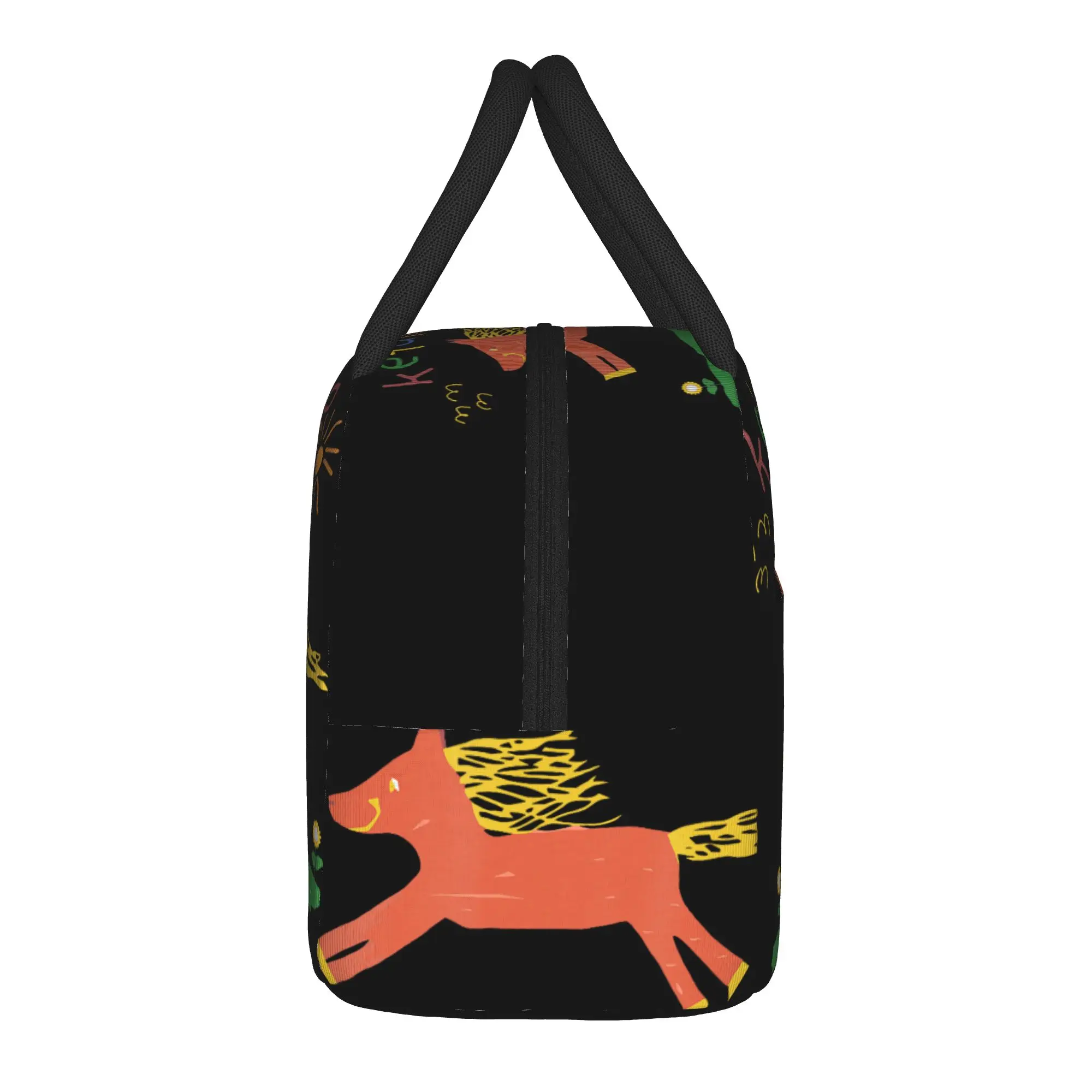 Meme Ketamin Horse Emergency Lunch Bag  Portable Lunch Box Men Picnic Graphic Cooler Bag Funny Oxford Tote Food Bags