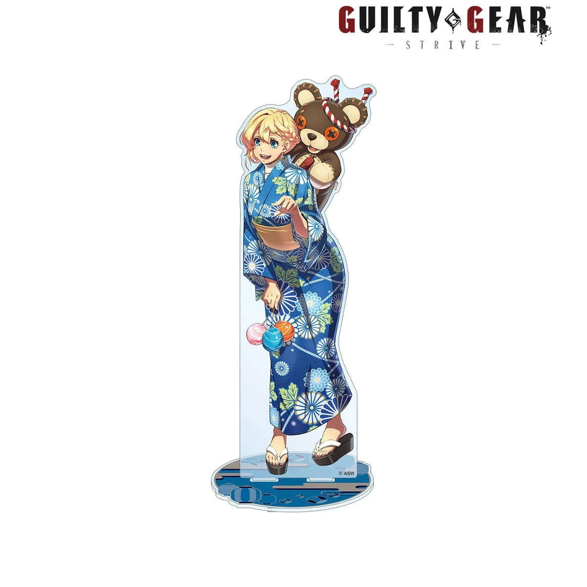 Anime Fans Gifts Guilty Gear Sol Badguy Festival Ramlethal Valentine HD Figures Acrylic Stand Desktop Ornament Series About15cm
