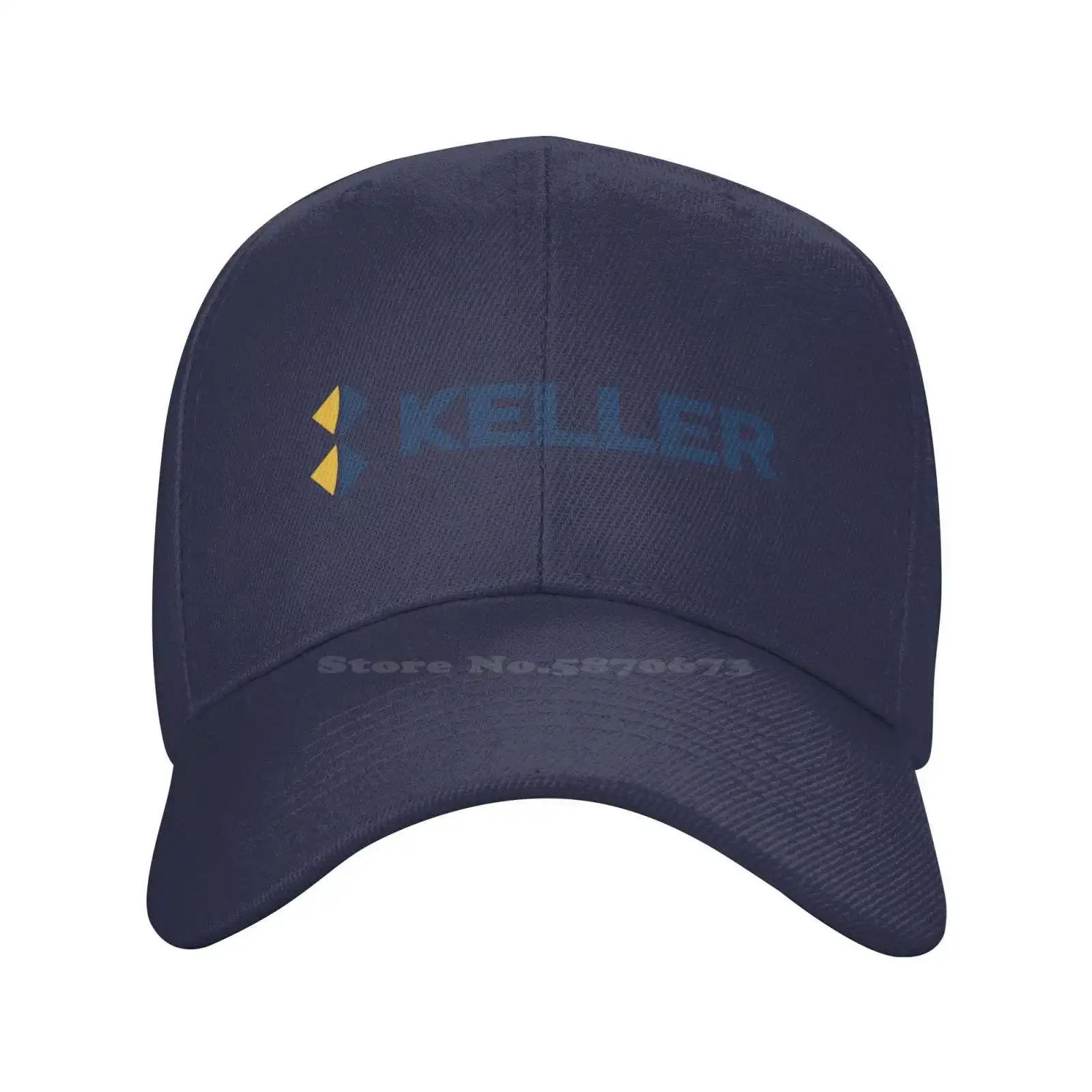 Keller Group Plc Logo Print Graphic Casual Denim cap Knitted hat Baseball cap