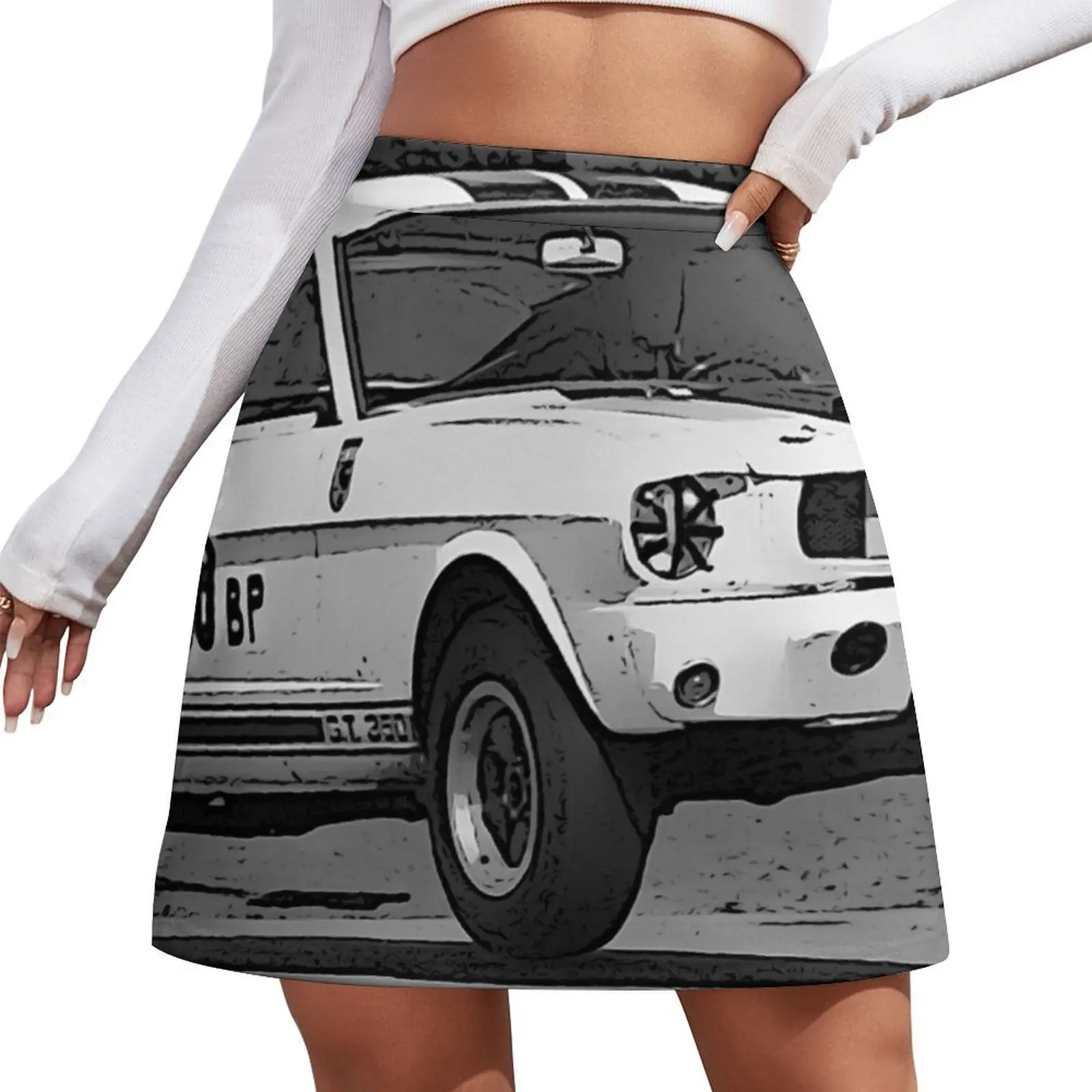 Ken Miles Flying in his Mustang Mini Skirt Korean skirts Korean clothing novelty in clothes dresses summer woman 2025 Mini Skirt