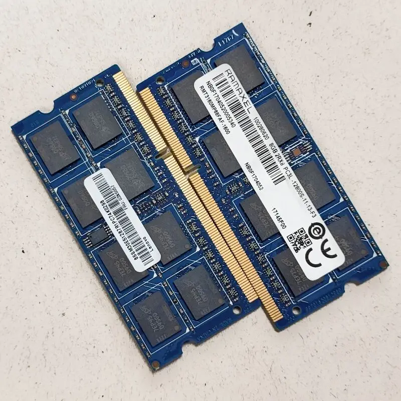 RAMAXEL RAMS DDR3 8 Гб 1600 МГц память для ноутбука ddr3 8 Гб 2RX8 PC3L-12800S-11 SODIMM память для ноутбука 1,35 в