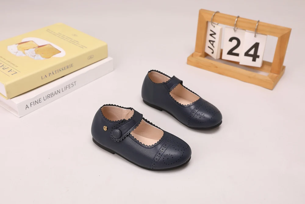 AS Kinderschuhe Marken-Kinderschuhe Baby Mädchen Lederschuhe Kleinkind Prinzessin Ballerinas Jungen Brogue Oxford Weiche Plateau Mary Jane Schuhe – Detail 32