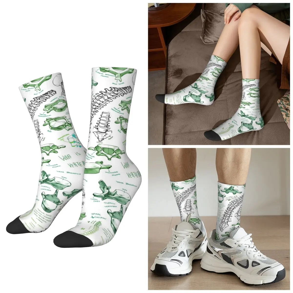 جميع المواسم العمود الفقري الجوارب Harajuku الرياضة الأوسط أنبوب الجوارب لينة سوبر لينة جوارب للرجال النساء هدايا عيد الميلاد #1