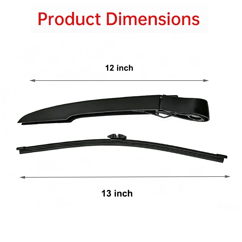 Heckwischerarm und -blatt für BMW X3 F25 2011–2017 61627213242 Waschbare Windschutzscheibe, Windschutzscheibe, Heckscheibe – Detail 3