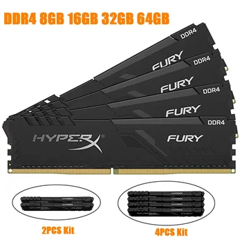 Memoria RAM DDR4 3200MHz 2666MHz 3600 2400MHz 8GB 16GB 32GB Memoria de escritorio para juegos PC4-25600 PC4-19200 17000 288Pin DIMM DDR4 RAM 1