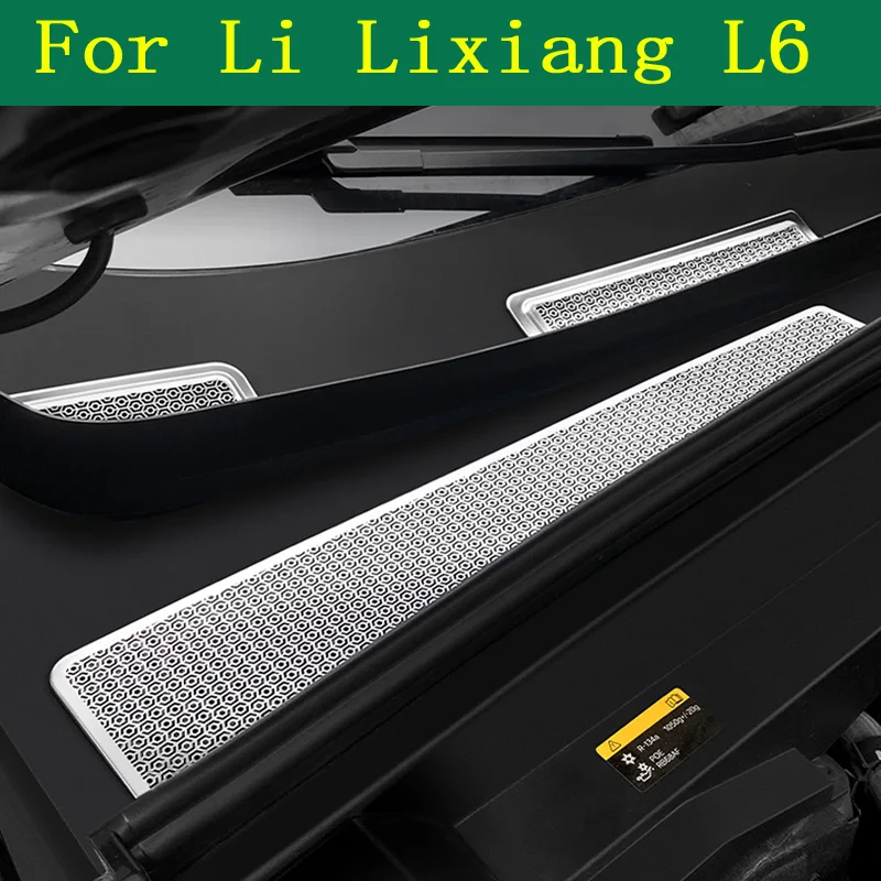 For Li Lixiang L6 2023 2024  Stainless Steel Car Cover Intake Grille Clean Air Inlet Protective Accessories