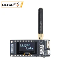 LILYGO ®   TTGO LoRa32 V2.1_1.6 versión 433/868/915Mhz ESP32 LoRa OLED 0,96 pulgadas tarjeta SD Bluetooth WIFI módulo inalámbrico ESP-32 SMA