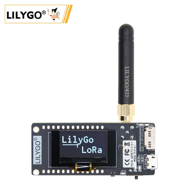 LILYGO ®   Płytka rozwojowa TTGO LoRa32 V2.1 & T3 V1.6.1 433/868/915Mhz ESP32 LoRa z 0,96-calowym wyświetlaczem OLED, moduł bezprzewodowy Bluetooth WIFI