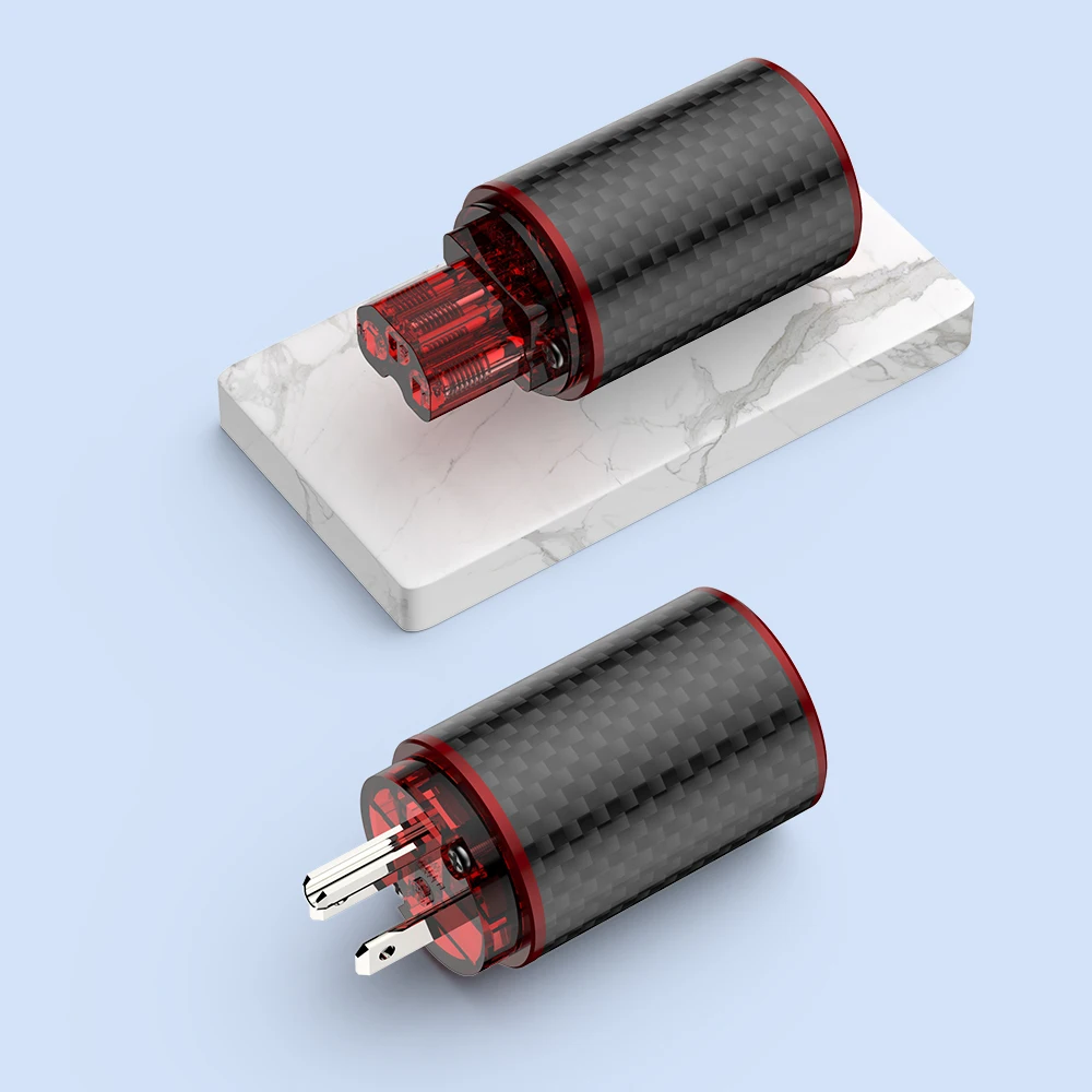 

Viborg VE504Ag VM504Ag Hi-End Power Plug Pure Silver High Purity Solid Connector for EU/US Use