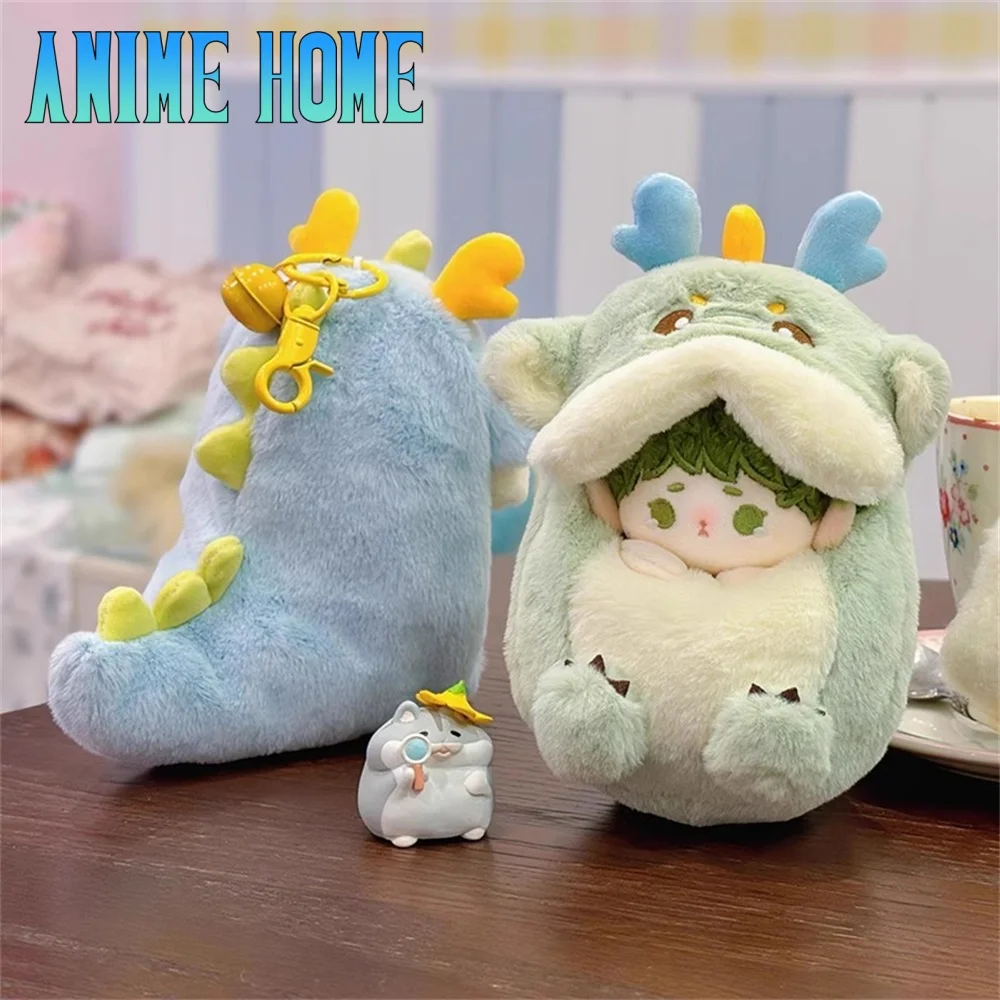 Original Monster Dinosaur Sleeping Bag Suit For 10cm Doll Toy Costume Clothes Pendant Cosplay Kids Gift Cute