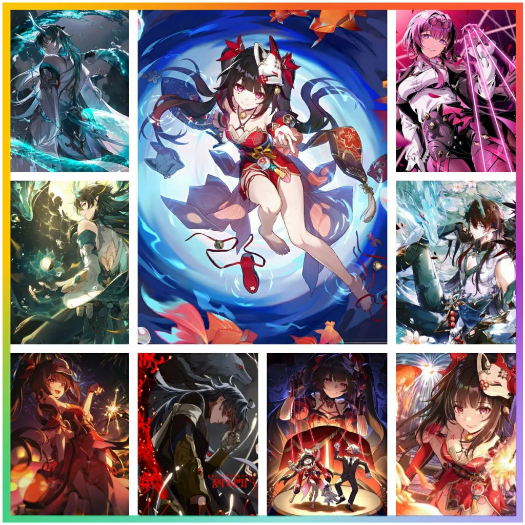 

Honkai Star Rail горячий персонаж Danheng алмазная живопись 5D DIY набор для вышивки крестом новые поступления мозаика вышивка художественный дом Decorat