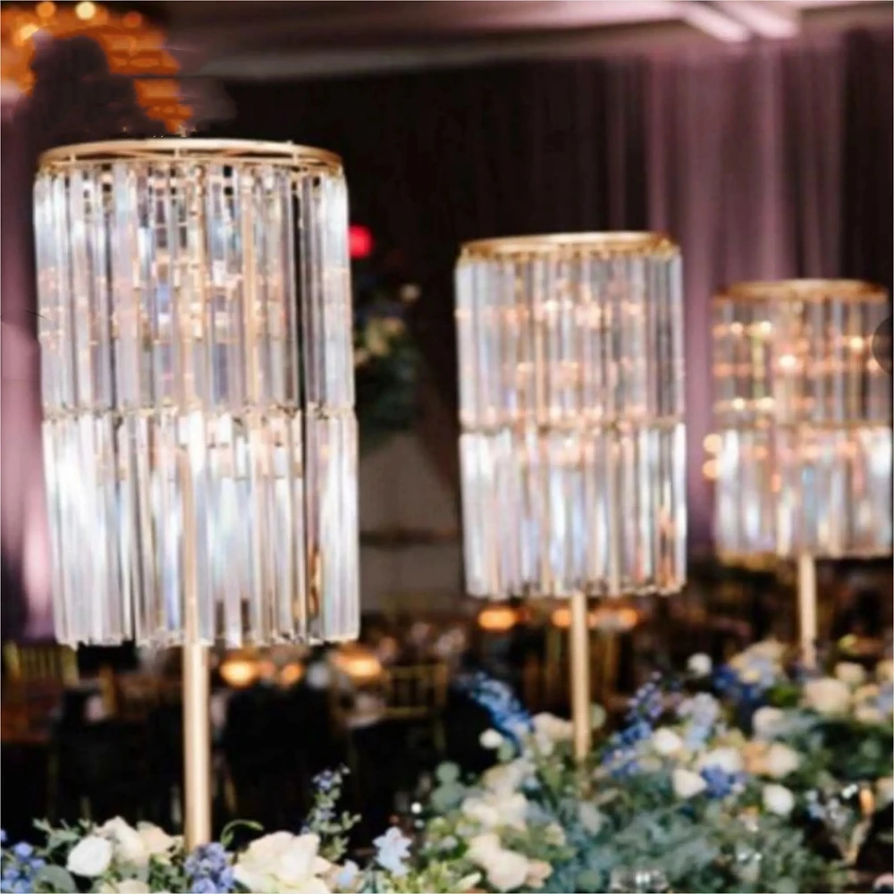 

15pcs/5pcs)85-110cm) New Wedding Decoration Exquisite acrylic Flower Stand Wedding Centerpieces