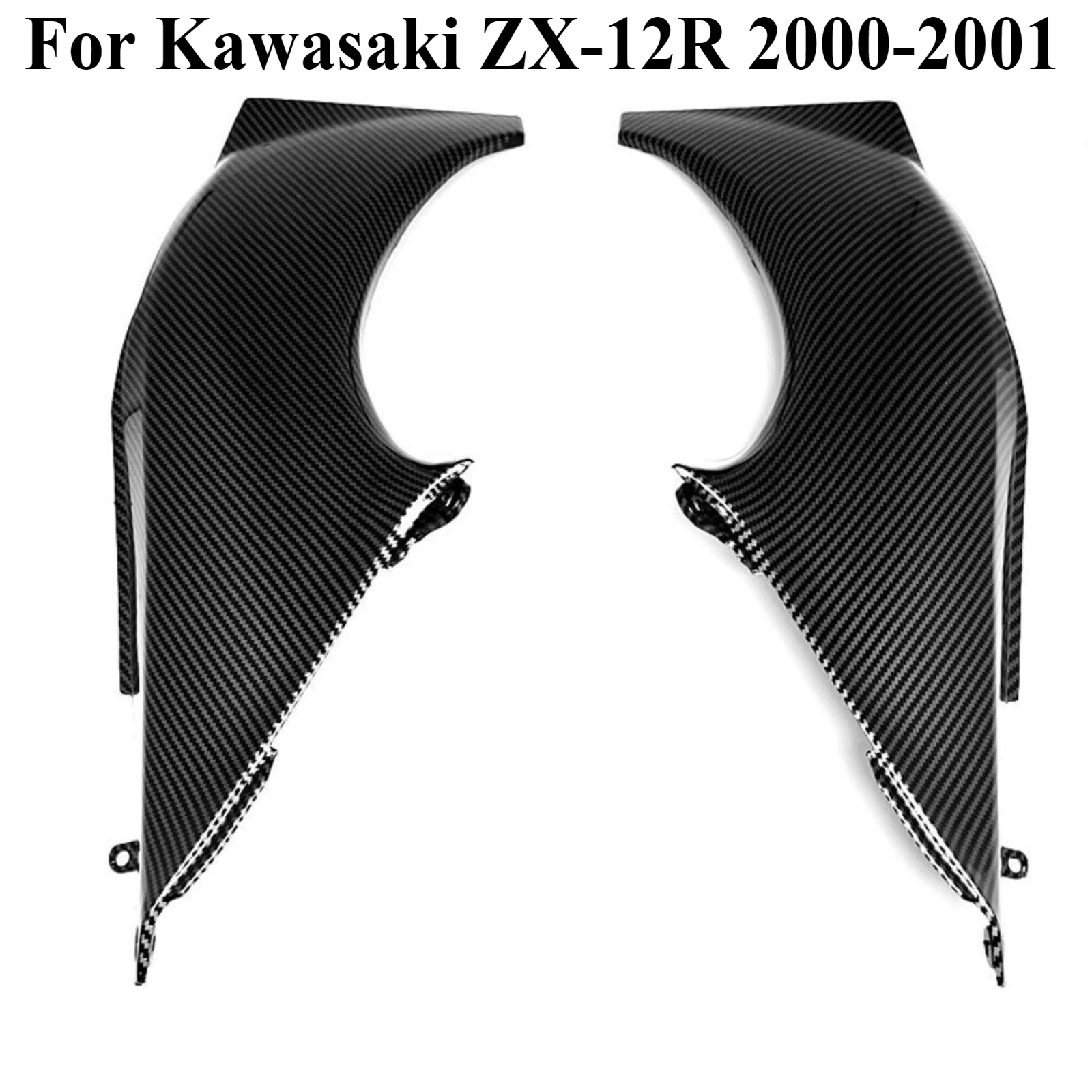 

For Kawasaki ZX-12R 2000-2001 Carbon Fiber Pattern Front Air Intake Pipe Cover Fairing Cowling Motorcycle Modified Body Panel