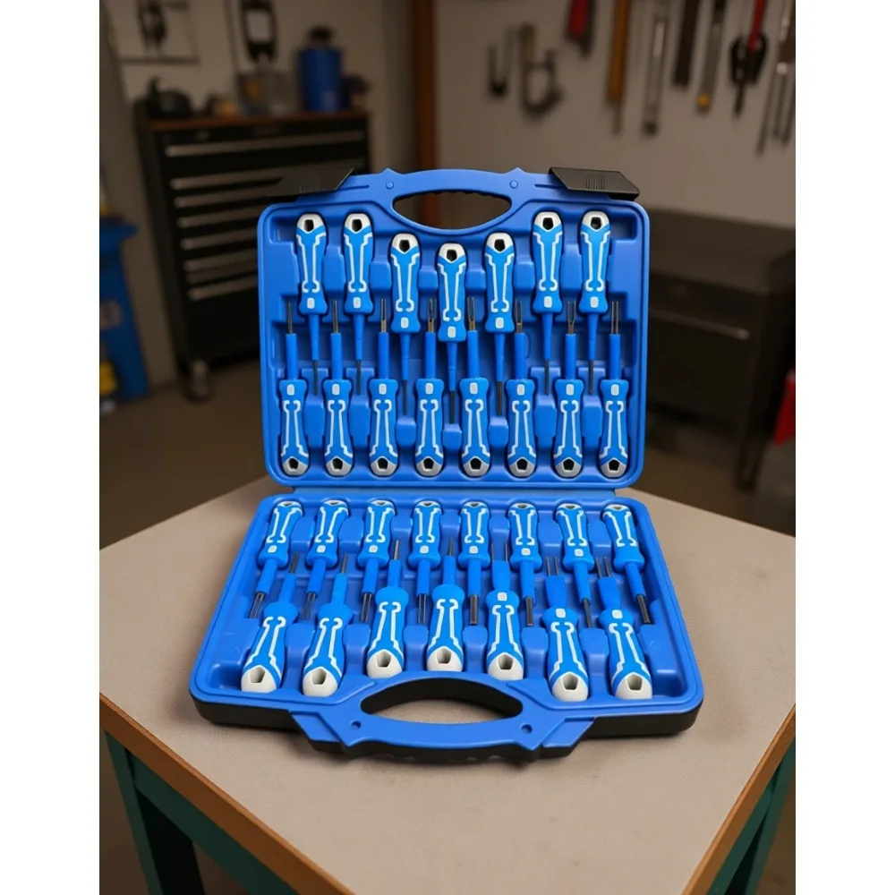 

30Pcs Terminal Removal Tool Kit Pin Extractor Connector Separator Set Four Sizes for Most Vehicles