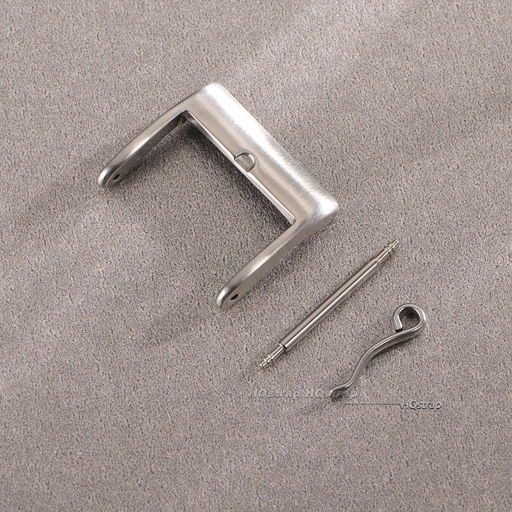 الفولاذ المقاوم للصدأ مشبك ساعة دبوس المشبك الساعات زر ل حزام (استيك) ساعة العالمي استبدال المشابك 16 مللي متر 18 مللي متر ساعة اكسسوارات #5