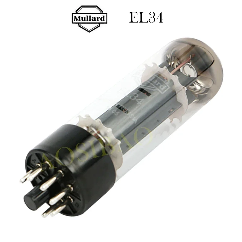 Mullard EL34 Vacuum Tube HIFI Audio Valve Replaces 6CA7 KT77 KT90 5881 6P3P KT66 Electron Tube Amplifier Kit Diy Matched Quad