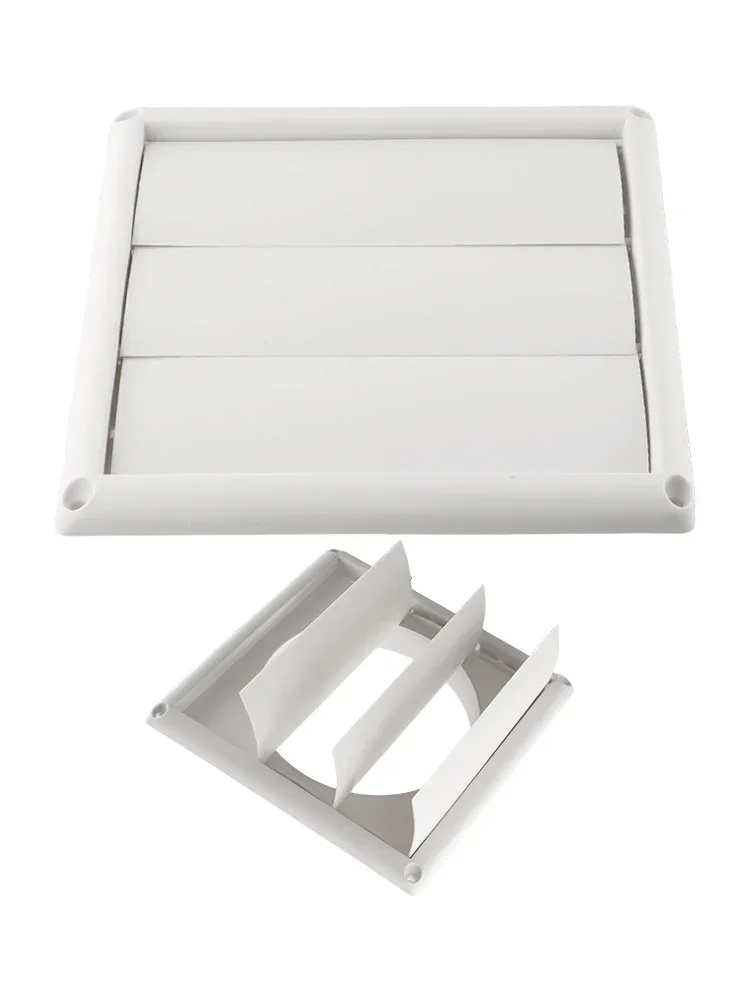 4-6 Inch Ventilation Cover Wall Ceiling Air Vent Ducting Ventilation Grille White Pipe Vent Heating Cooling Vents System