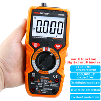 PEAKMETER PM18C Electrician Multimeter, High Precision Digital Intelligent Anti-Burn Household Multimeter
