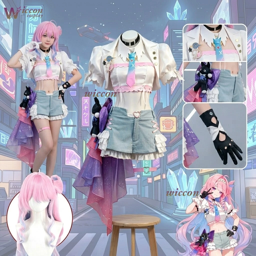 Wuthering Waves 2nd Anniversary Dahlnya Korean Version Cosplay Costume Full Set Female Club Outfit Halloween Gift