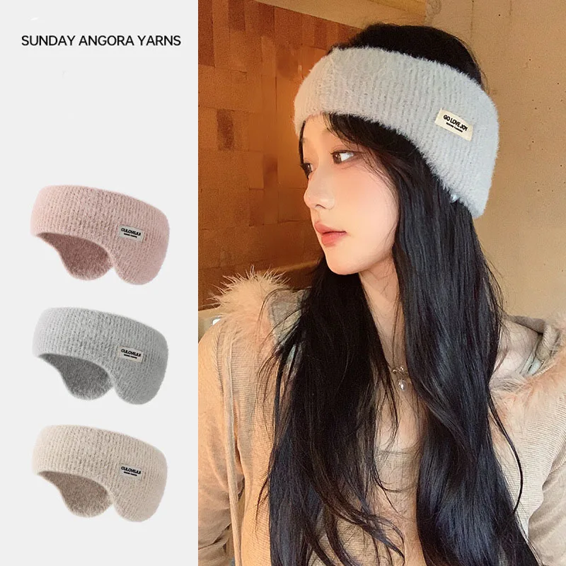 Unisex Winter Warm Earmuffs Headband Windproof Ear Protection Outdoor Skiing Sport Thick Hairband For Running Cycling Headscarf