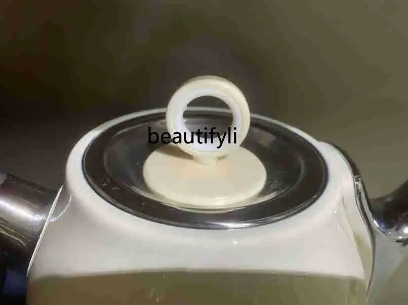 กาต้มน้ําไฟฟ้าสแตนเลสทนความร้อนสองชั้นไฟฟ้าขัดข้องอัตโนมัติเต็มรูปแบบ