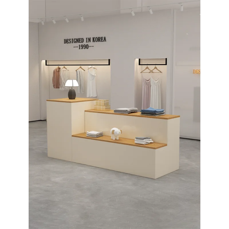 Clothing store Nakajima middle display table Shopping mall shoe bag display cabinet Storage women's clothing children's clothing