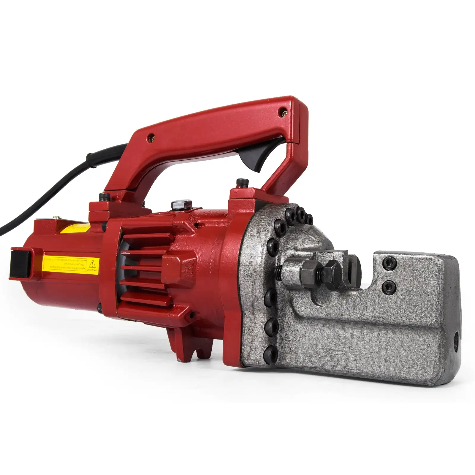 ماكينة قطع حديد التسليح الكهربائية 1250 وات 110 فولت ماكينة قطع حديد التسليح الهيدروليكية المحمولة مع شفرات الفك 3/20 بوصة (4 مم) إلى 3/4 بوصة (20 مم)